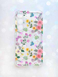 Чохол з потовщеними кутами на Samsung Galaxy A35 (A356) :: Квітковий фон (принт 369)