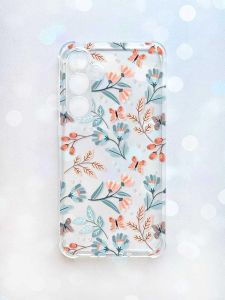 Чохол з потовщеними кутами на Samsung Galaxy A35 (A356) :: Квітковий фон (принт 370)