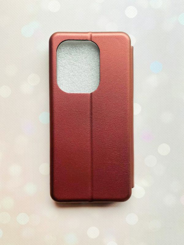Чохол-книжка з малюнком для Xiaomi Redmi Note 13 Pro 4G Бордовий :: Перемога Завантаження (принт 88)