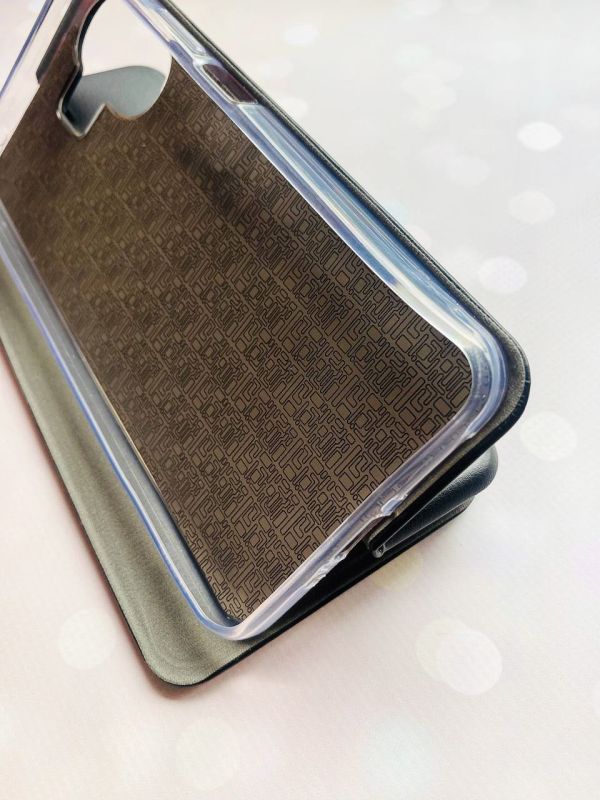 Чохол-книжка з малюнком для Xiaomi Redmi 13C/Poco C65 Чорний :: Кавуни (принт 341)