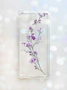 Чохол з потовщеними кутами на Xiaomi Redmi Note 13 4G :: Гілочка квітів (принт 278)
