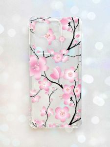 Чохол з потовщеними кутами на Xiaomi Redmi Note 13 4G :: Квітуча сакура (принт 282)