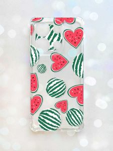 Чохол з потовщеними кутами на Xiaomi Redmi Note 13 4G :: Кавуни сердечка (принт 343)