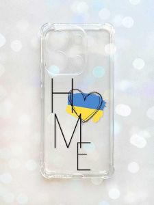 Чохол з потовщеними кутами на Xiaomi Redmi Note 13 4G :: Дім Україна (принт 353)