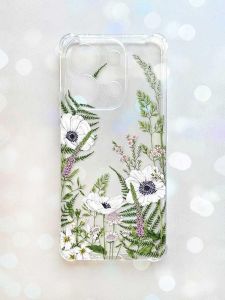 Чохол з потовщеними кутами на Xiaomi Redmi Note 13 4G :: Квіти польові (принт 363)