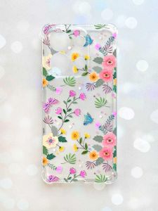 Чохол з потовщеними кутами на Xiaomi Redmi Note 13 4G :: Квітковий фон (принт 369)