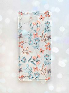 Чохол з потовщеними кутами на Xiaomi Redmi Note 13 4G :: Квітковий фон (принт 370)