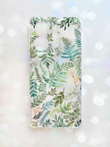 Чохол з потовщеними кутами на Xiaomi Redmi Note 13 4G :: Рослинний фон (принт 377)