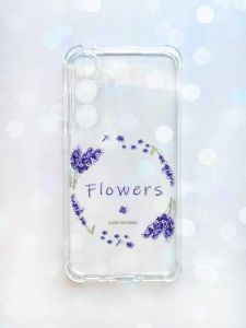Чохол з потовщеними кутами на Samsung Galaxy A35 (A356) :: Лавандовий віночок (принт 19)