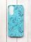 Матовий чохол на Samsung A34 5G Бірюзовий :: Рослинний фон (принт 276)