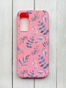 Матовий чохол на Samsung Galaxy A14 5G Рожевий :: Рослинний фон (принт 276)