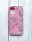 Матовий чохол на Xiaomi Redmi 9T Рожевий :: Рослинний фон (принт 276)