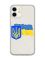 Прозорий чохол на iPhone 12 mini :: Тризуб і прапор України (принт 384)