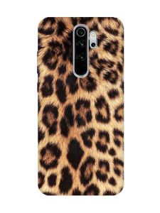 Матовий чохол на Xiaomi Redmi Note 8 Pro :: Леопардовий дизайн (принт 383)