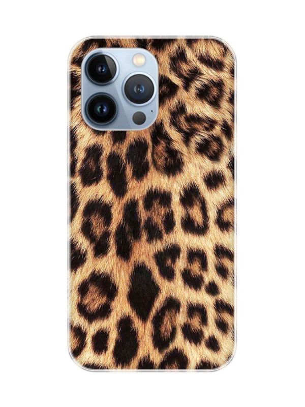 Матовий чохол на Apple iPhone 13 Pro :: Леопардовий дизайн (принт 383)