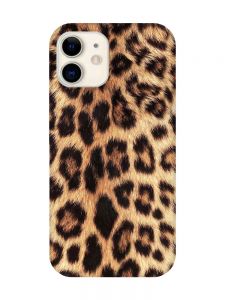 Матовий чохол на iPhone 12 mini :: Леопардовий дизайн (принт 383)