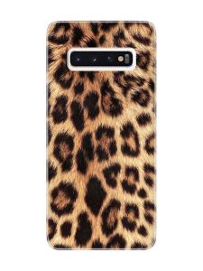 Матовий чохол на Samsung Galaxy S10 :: Леопардовий дизайн (принт 383)