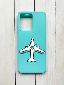 Матовий чохол на Xiaomi Redmi Note 12 Бірюзовий :: Мрія ніколи не помирає (принт 1)