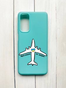 Матовий чохол на Samsung Galaxy M54 Бірюзовий :: Мрія ніколи не помирає (принт 1)