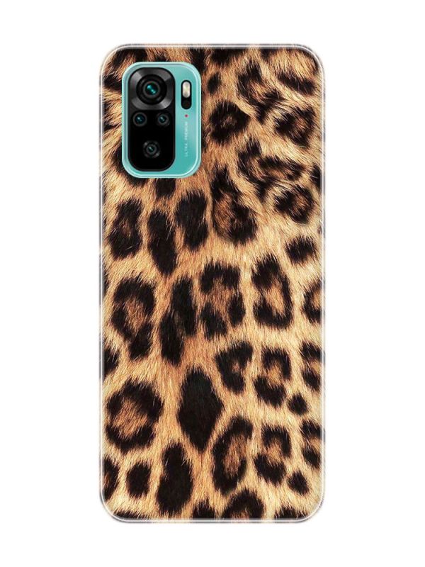 Матовий чохол на Xiaomi Redmi Note 10 / Note 10s  :: Леопардовий дизайн (принт 383)