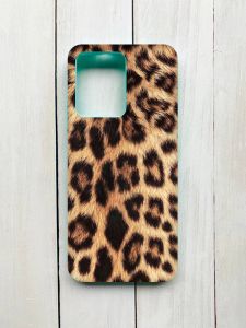 Матовий чохол на Xiaomi Redmi Note 12 Бірюзовий :: Леопардовий дизайн (принт 383)