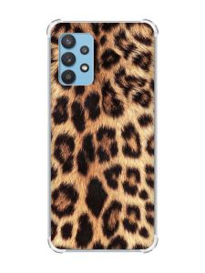 Чохол з потовщеними кутами на Samsung Galaxy A32 :: Леопардовий дизайн (принт 383)