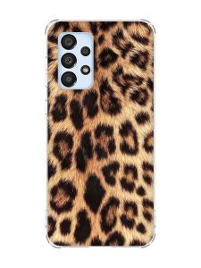 Чохол з потовщеними кутами на Samsung Galaxy A33 5G :: Леопардовий дизайн (принт 383)