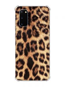 Чохол із потовщеними кутами на Samsung Galaxy S20 Plus :: Леопардовий дизайн (принт 383)