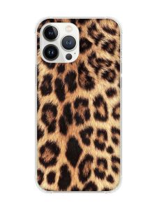 Чохол із потовщеними кутами на iPhone 14 Pro Max :: Леопардовий дизайн (принт 383)