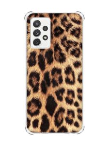 Чохол з потовщеними кутами на Samsung Galaxy A72 (A725) :: Леопардовий дизайн (принт 383)