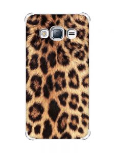 Чохол з потовщеними кутами на Samsung Galaxy J3(2016) J310 :: Леопардовий дизайн (принт 383)