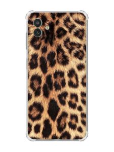 Чохол з потовщеними кутами на Samsung Galaxy M13 5G :: Леопардовий дизайн (принт 383)
