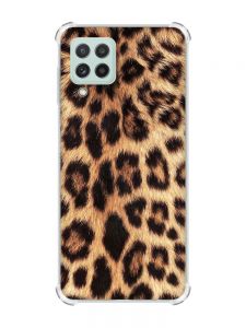 Чохол з потовщеними кутами на Samsung Galaxy M32/A22/M22 4G :: Леопардовий дизайн (принт 383)