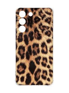Чохол із потовщеними кутами на Samsung Galaxy S22 :: Леопардовий дизайн (принт 383)