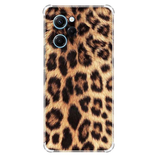 Чохол з потовщеними кутами на Xiaomi Redmi Note 12 Pro Speed 5G :: Леопардовий дизайн (принт 383)