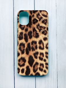 Матовий чохол на Samsung Galaxy A05 (A055) Бірюзовий :: Леопардовий дизайн (принт 383)