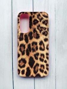 Матовий чохол на Samsung Galaxy A05s (A057) Рожевий :: Леопардовий дизайн (принт 383)