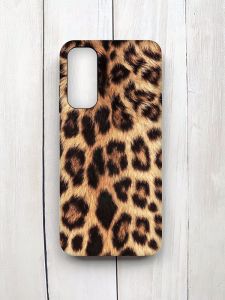 Матовий чохол на Samsung Galaxy A05s (A057) Чорний :: Леопардовий дизайн (принт 383)