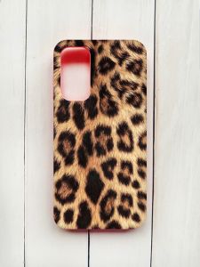 Матовий чохол на Samsung Galaxy A15 (A155) Рожевий :: Леопардовий дизайн (принт 383)