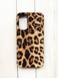 Матовий чохол на Samsung Galaxy A15 (A155) Чорний :: Леопардовий дизайн (принт 383)