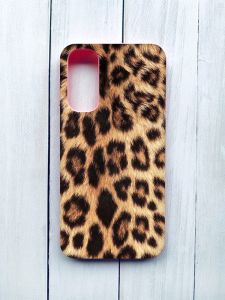 Матовий чохол на Samsung Galaxy A24 Рожевий :: Леопардовий дизайн (принт 383)
