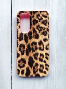Матовий чохол на Samsung Galaxy A54 5G (A546) Рожевий :: Леопардовий дизайн (принт 383)