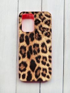 Матовий чохол на Xiaomi Redmi 10 Рожевий :: Леопардовий дизайн (принт 383)