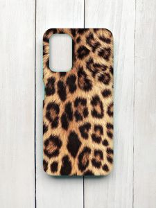 Матовий чохол на Xiaomi Redmi 9T Бірюзовий :: Леопардовий дизайн (принт 383)