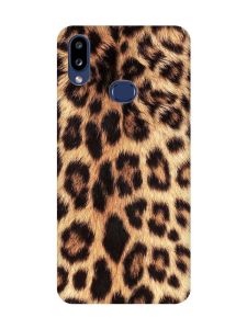 Матовий чохол з рожевими боками на Samsung Galaxy A10s (A107) :: Леопардовий дизайн (принт 383)