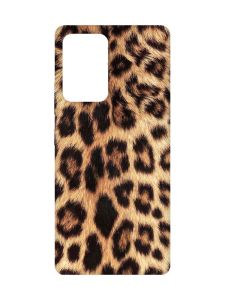 Матовий чохол з рожевими боками на Samsung Galaxy A52 :: Леопардовий дизайн (принт 383)