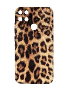 Матовий чохол з рожевими боками на Xiaomi Redmi 10C :: Леопардовий дизайн (принт 383)