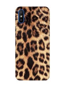 Матовий чохол з рожевими боками на Xiaomi Redmi 9A :: Леопардовий дизайн (принт 383)