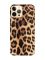 Матовий чохол з чорними боками на Apple iPhone 12 Pro Max :: Леопардовий дизайн (принт 383)