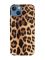 Матовий чохол з чорними боками на Apple iPhone 13 :: Леопардовий дизайн (принт 383)